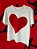 T-shirt Coração Vermelho Off White - Imagem 1