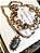 Colar Duplo Gray Stone Vintage Gold - Imagem 1