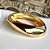 Bracelete Dourado Filete Curvo - Imagem 1
