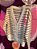 Cardigan Listrado Bege LA Pink - Imagem 1
