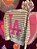 Cardigan Listrado Bege LA Pink - Imagem 2