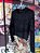 Conjunto Home Wear Canelado Preto - Imagem 4