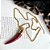 Colar Dente Vinho Dourado - Imagem 1
