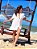 Conjunto Shorts Camisa Branco - Imagem 3