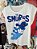 T-shirt Smurfs Off White - Imagem 1