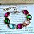 Pulseira Riviera Pedras Ovais Coloridas - Imagem 1