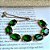 Pulseira Riviera Pedras Ovais Esmeralda - Imagem 1