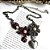 Colar Joaninha Prateado Vintage - Imagem 1