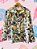 Conjunto Camisa Shorts Listras Floral - Imagem 2