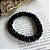 Pulseira Fio Multi Cristais Preto - Imagem 1