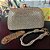 Clutch Flor Strass Colméia Dourado - Imagem 2