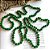 Colar Longo Cristais Verde - Imagem 1