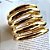 Bracelete Cinco Fios Dourado - Imagem 1