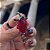 Broche Morango Cravejado Vermelho - Imagem 2