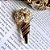 Broche Cone Pipoca Dourado - Imagem 1
