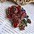 Broche Flor Cravejado Colorido - Imagem 1