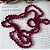 Colar Longo Cristais Vinho - Imagem 1