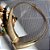 Choker Tubo Chanfrado Dourado Fosco - Imagem 1