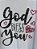 T-shirt God Bless Branca - Imagem 2