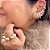 Piercing Quatro Fios Vazados Dourado - Imagem 2