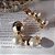Brinco Earcuff Pérolas Bolotas Dourado - Imagem 1