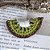 Broche Crochê kiwi - Imagem 1