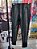 Calça Skinny Malha Couro Preto - Imagem 1