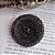 Broche Redondo Strass Grafite - Imagem 1