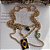 Colar Elos Brasil Dourado - Imagem 1