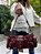 Bolsa Baguete Zíperes Burgundy - Imagem 2
