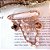 Broche Alfinete Pingentes Dourado - Imagem 1