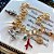 Colar Mix Pingentes Anfora Dourado - Imagem 1