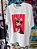 Maxi T-shirt Gato Chiclete Off White - Imagem 1