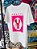 Maxi T-shirt Frutti Lagosta Off White - Imagem 1