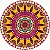 Base MDF Fio de Malha Crochê Redonda Mandala Mod4 - Imagem 1
