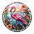 Base MDF Fio de Malha Crochê Vitral Flamingo Mod2 - Imagem 1