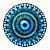 Base MDF Fio de Malha Crochê Mandala Mau-Olhado Olho Grego Mod1 - Imagem 1