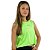 Regata Cropped Verde Neon - Imagem 2