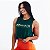 Regata Cropped Camuflado Verde - Imagem 1
