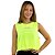 Regata Cropped Amarelo Neon - Imagem 1