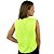 Regata Cropped Amarelo Neon - Imagem 3