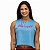 Regata Cropped Barbell Azul Claro - Imagem 1