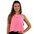 Regata Cropped Rosa Neon - Imagem 1