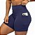 Shorts Médio com Bolsos Azul Marinho - Imagem 1