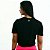 Cropped com Mangas Preto - Imagem 2