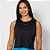 Regata Cropped Run Preto - Imagem 1