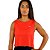 Regata Cropped Run Laranja - Imagem 1