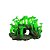 ENFEITE DE RESINA SOMA ROCHA DECO ZOANTHUS PALITHOA VERDE - Imagem 1
