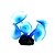ENFEITE DE SILICONE SOMA CORAL MUSHROOM LONG STEM AZUL - Imagem 1