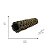 ENFEITE DE RESINA SOMA TRONCO TUNEL FURADO 01 20 X 5 X 5 CM - Imagem 1
